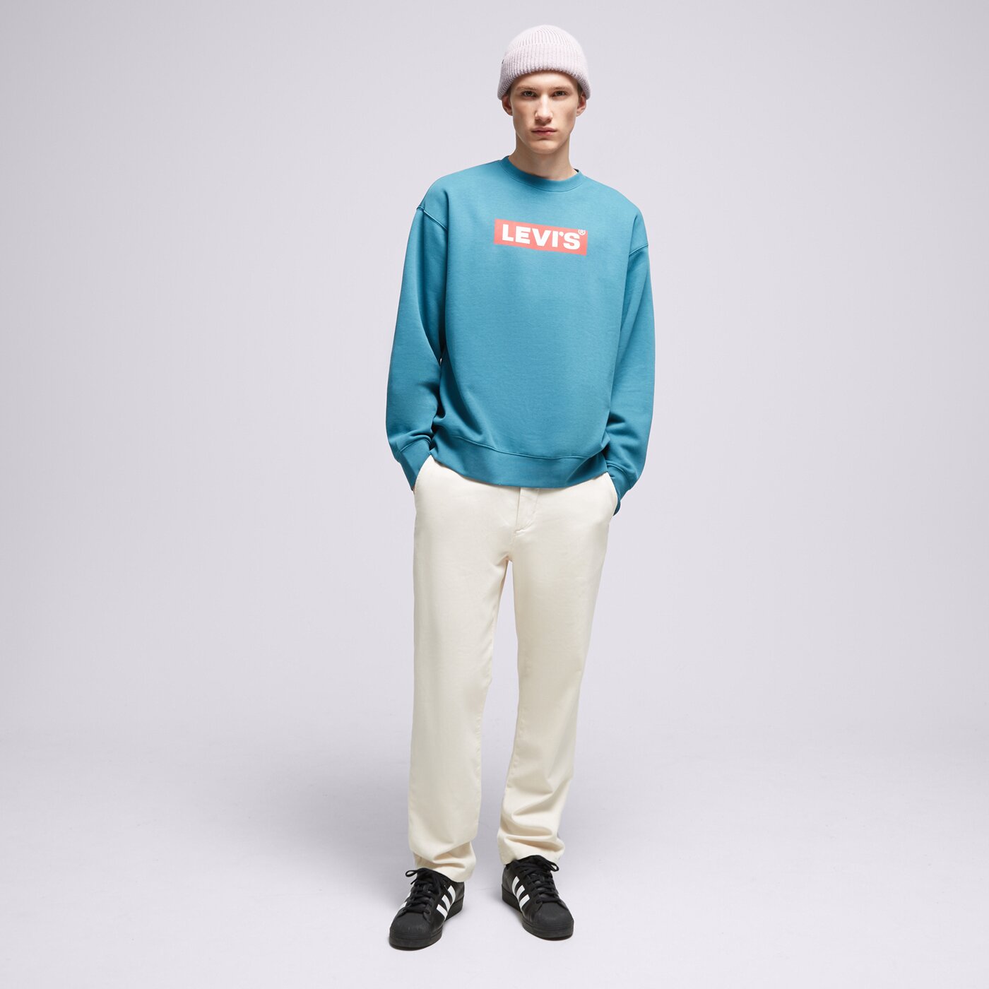 Мъжки суичър LEVI'S СУИТЧЪР RELAXD GRAPHIC CREW BLUES 38712-0208 цвят син