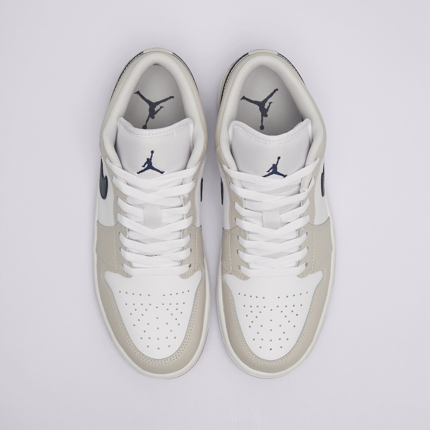 Мъжки маратонки AIR JORDAN 1 LOW  553558-146 цвят бял