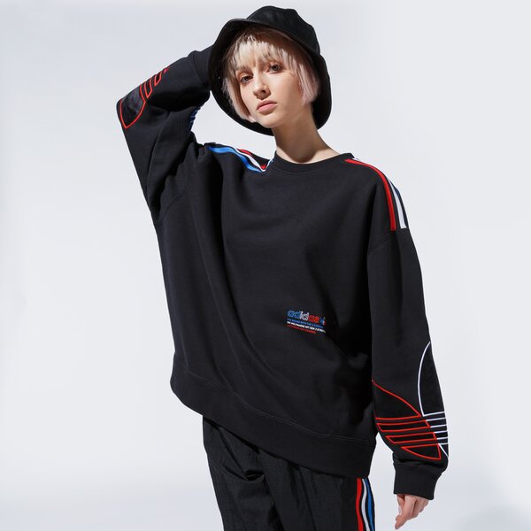Дамски суичър ADIDAS СУИТЧЪР СЪС ЗАКОПЧАВАНЕ SWEATSHIRT gn2822 цвят черен