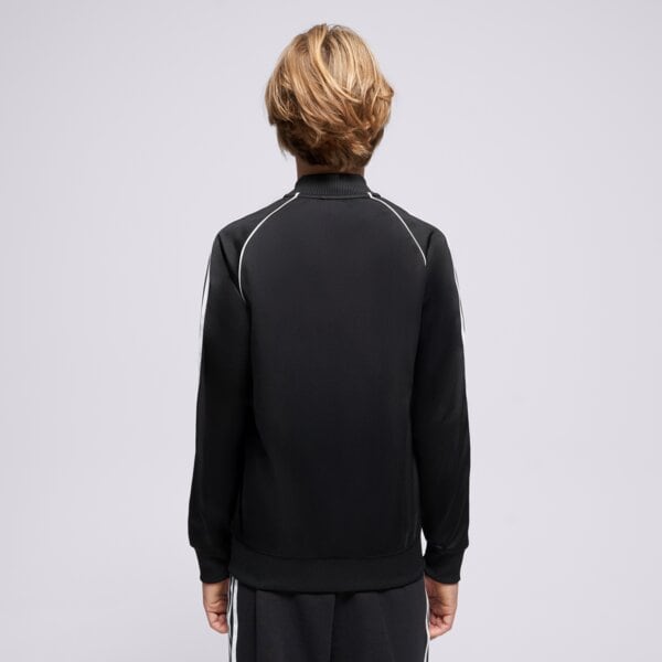 Детски суичър ADIDAS СУИТЧЪР СЪС ЗАКОПЧАВАНЕ S'STAR TТОП BLK/WHT B ix7628 цвят черен