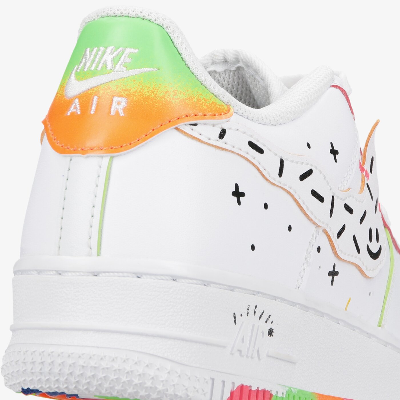 Детски маратонки NIKE AIR FORCE 1 LV8 (GS) dv1366-111 цвят бял