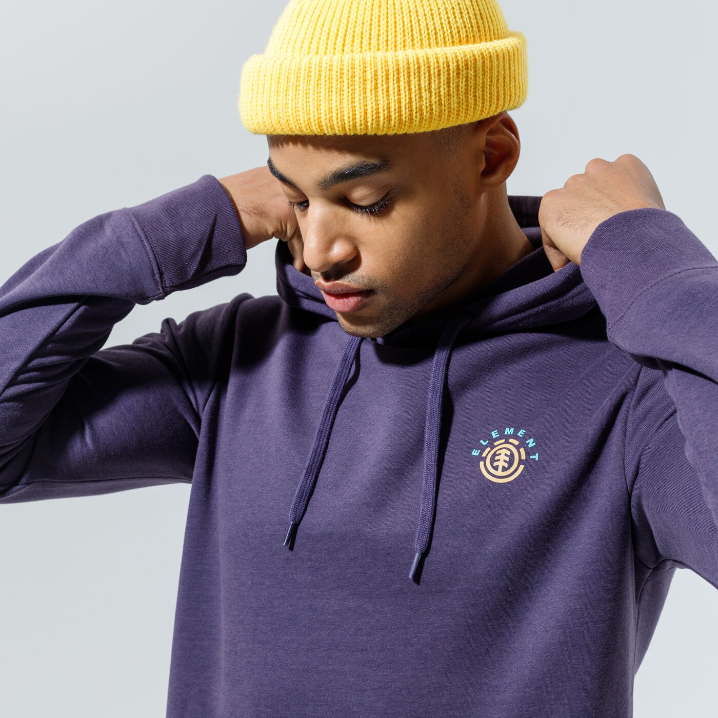 Мъжки суичър ELEMENT СУИТЧЪР С КАЧУЛКА IVYHILL HOOD z1hoe14778 цвят тъмносин