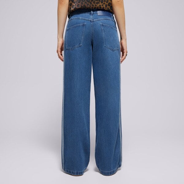 Дамски панталони ADIDAS ПАНТАЛОНИ DENIM 3S PANT jd2574 цвят син