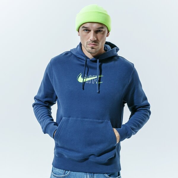 Мъжки суичър NIKE СУИТЧЪР С КАЧУЛКА M NSW HOODIE PO AIR PRNT PACK dd9694-410 цвят тъмносин