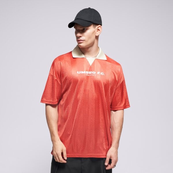 Мъжка тениска UMBRO ТЕНИСКА FOOTBALL SHIRT 66633u-msn цвят червен