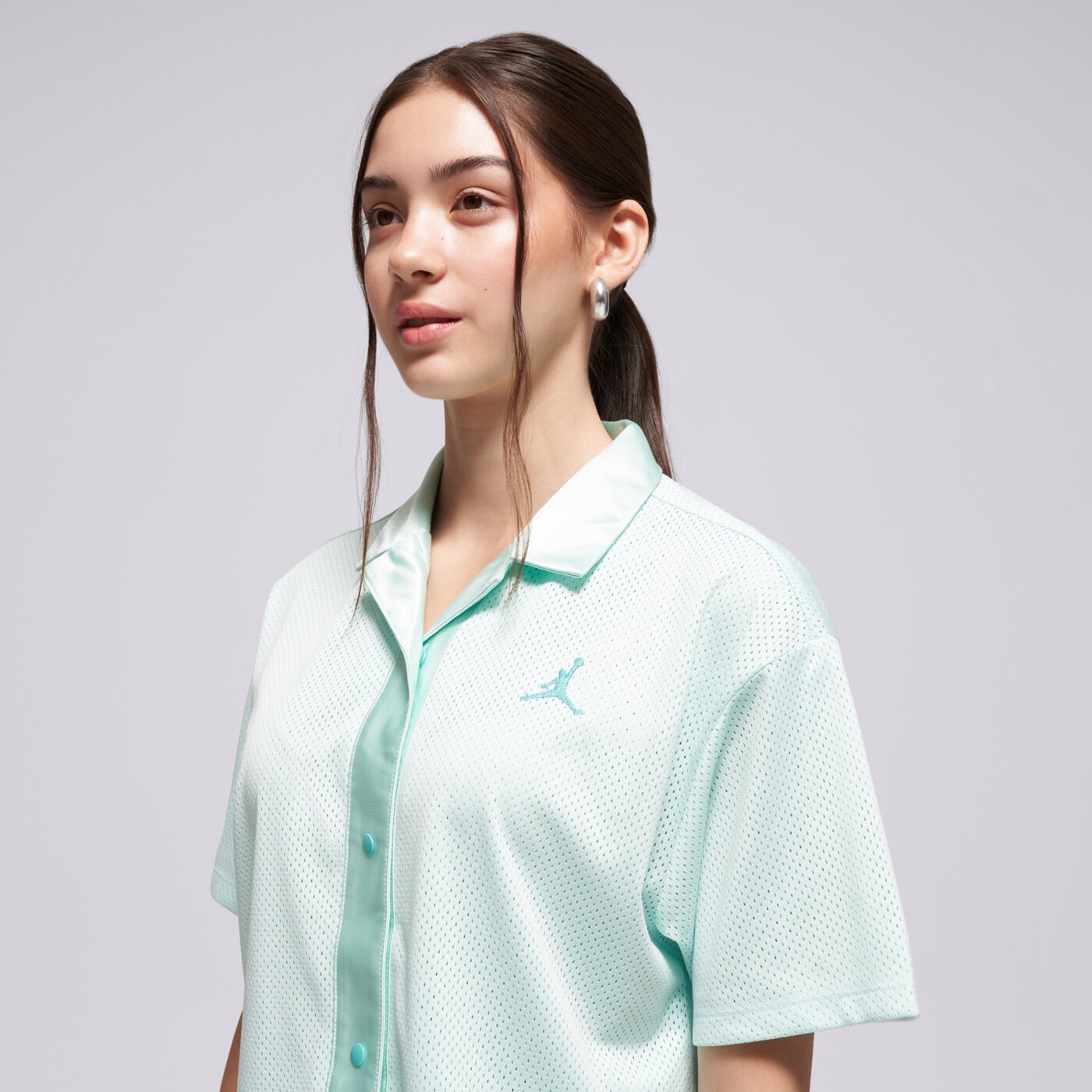 JORDAN РИЗА JDG JM TRAINING MESH CAMP ТОП GIRL 45d980-u4a цвят зелен