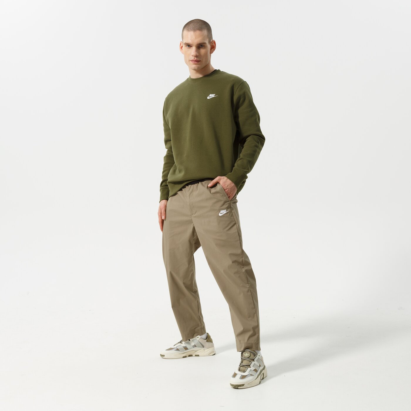 Мъжки панталони NIKE ПАНТАЛОНИ M NSW SPE WVN UL SNEAKER PANT dm6823-351 цвят каки