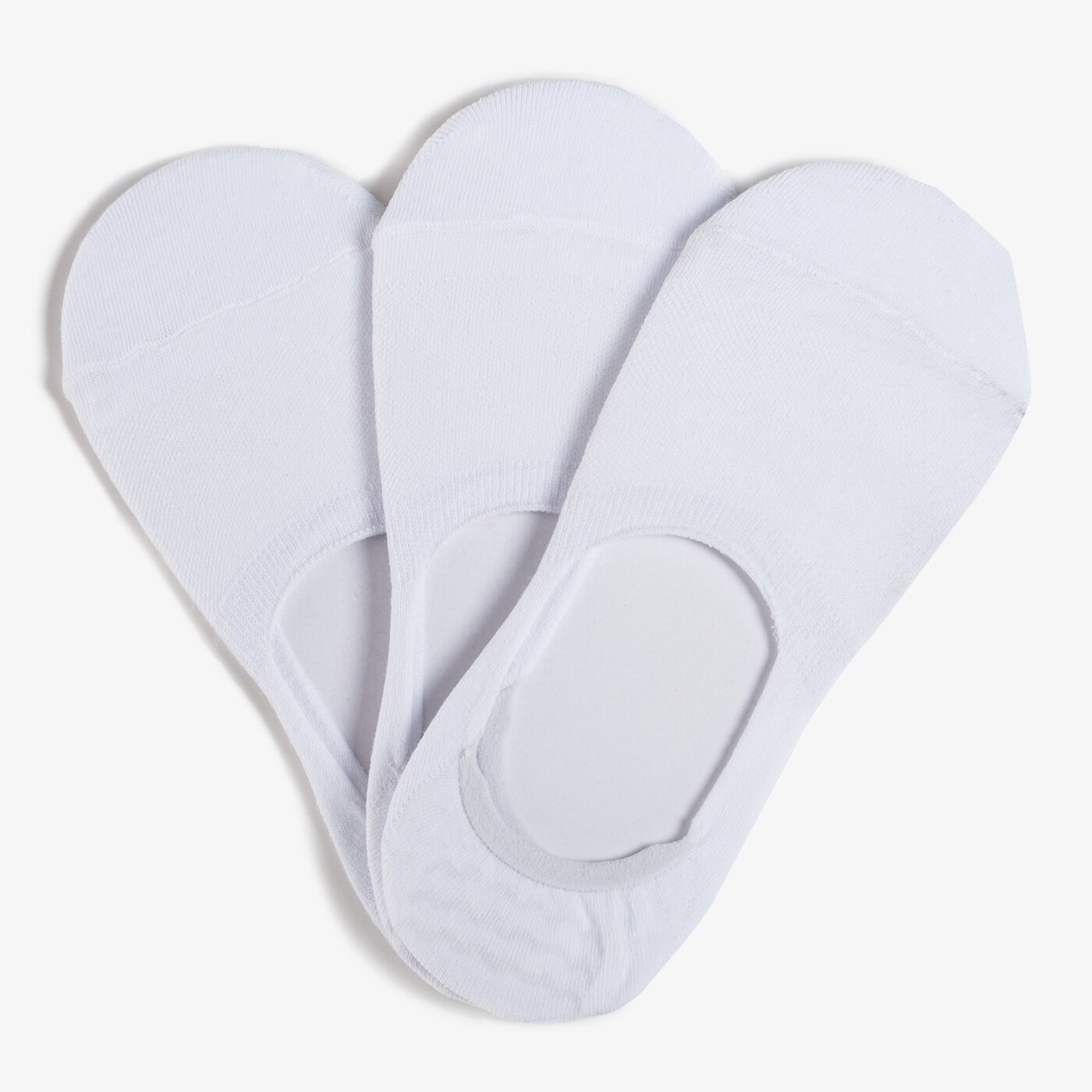 Дамски чорапи SIZEER SТОПKI FOOTIE 3PACK si16ftd001w цвят бял