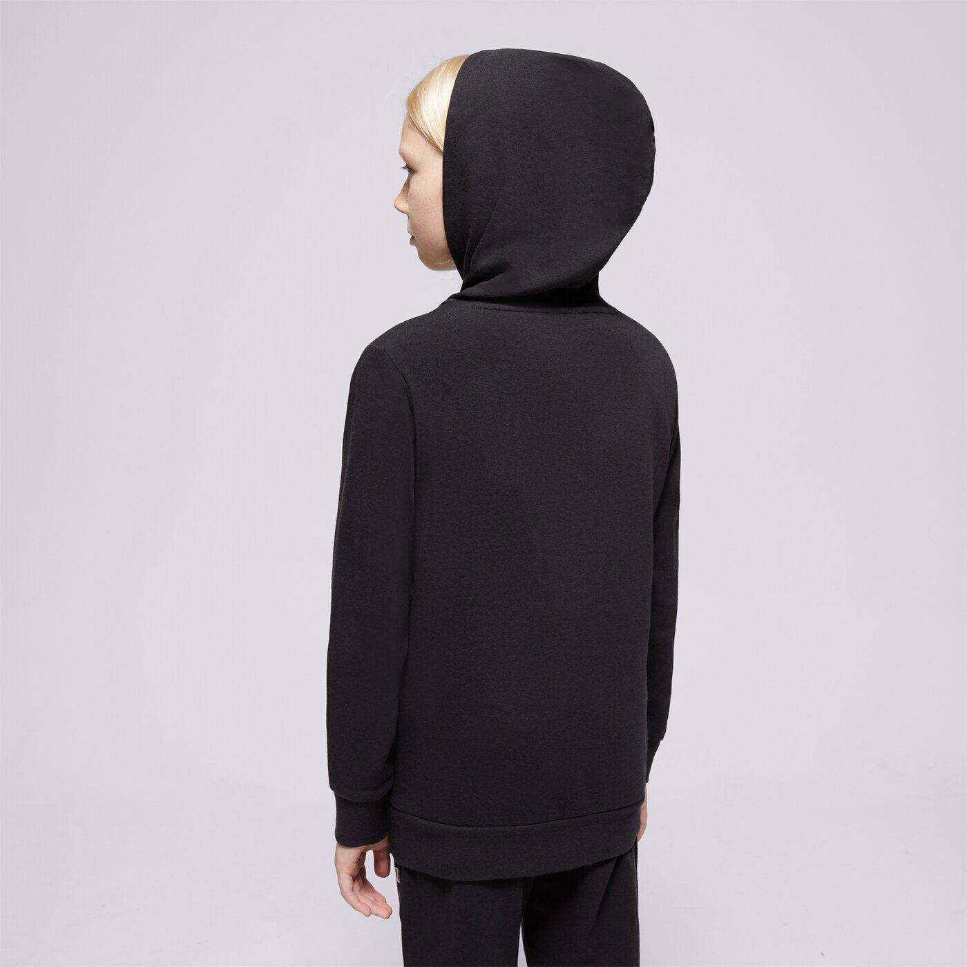 Детски суичър CHAMPION СУИТЧЪР С КАЧУЛКА HOODED SWEATSHIRT B 306756kk001 цвят черен