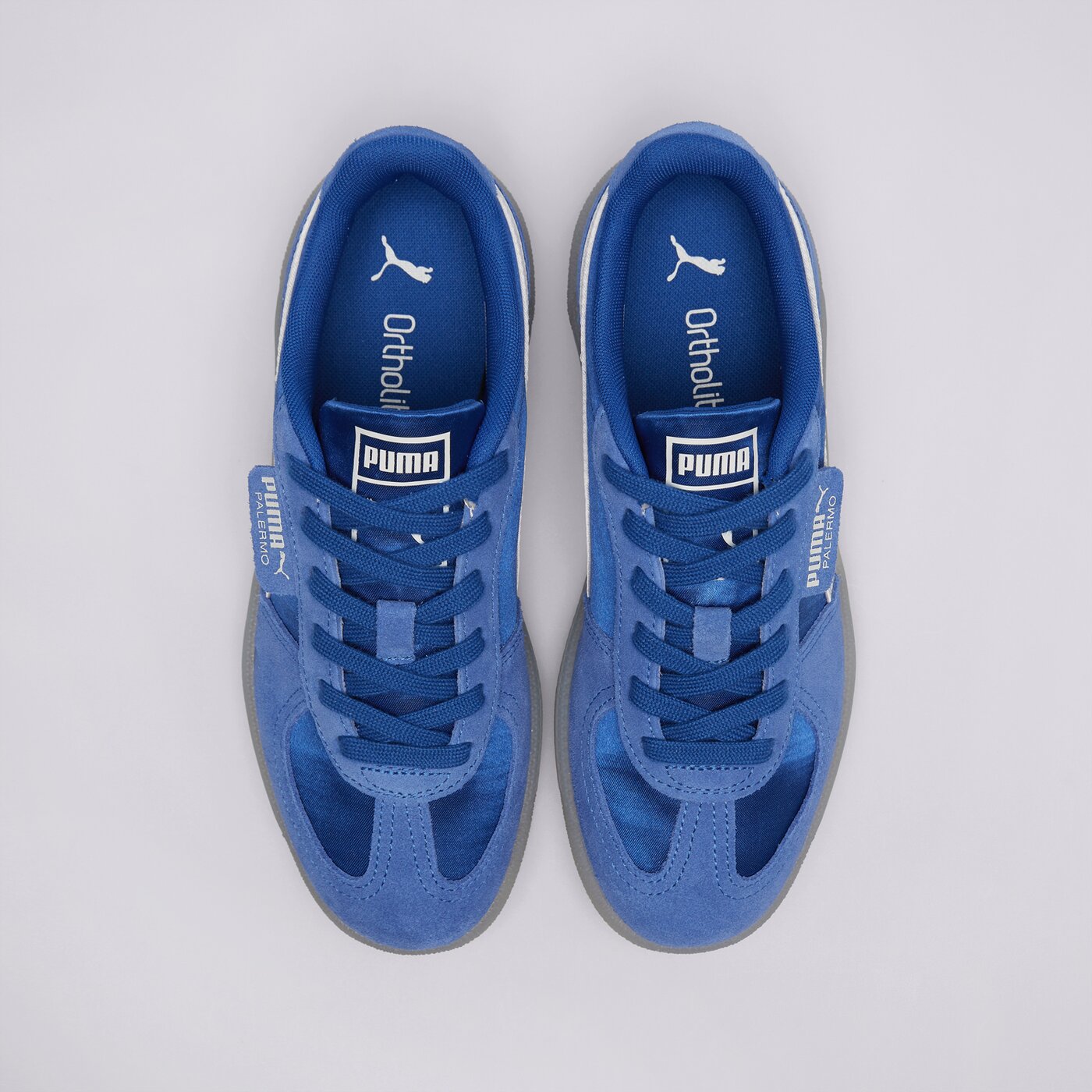 Дамски маратонки PUMA PALERMO SATIN WNS 40231901 цвят син