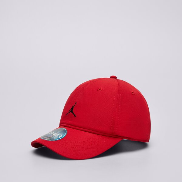 Детска шапка с козирка JORDAN ШАПКА JAN JORDAN ESSENTIALS CAP 9a0724-r78 цвят червен