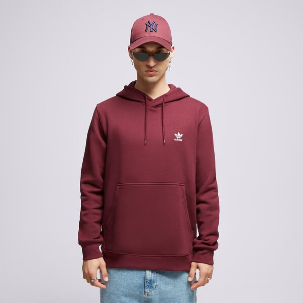 Мъжки суичър ADIDAS СУИТЧЪР С КАЧУЛКА ESSENTIAL HOODY ii5792 цвят бордо