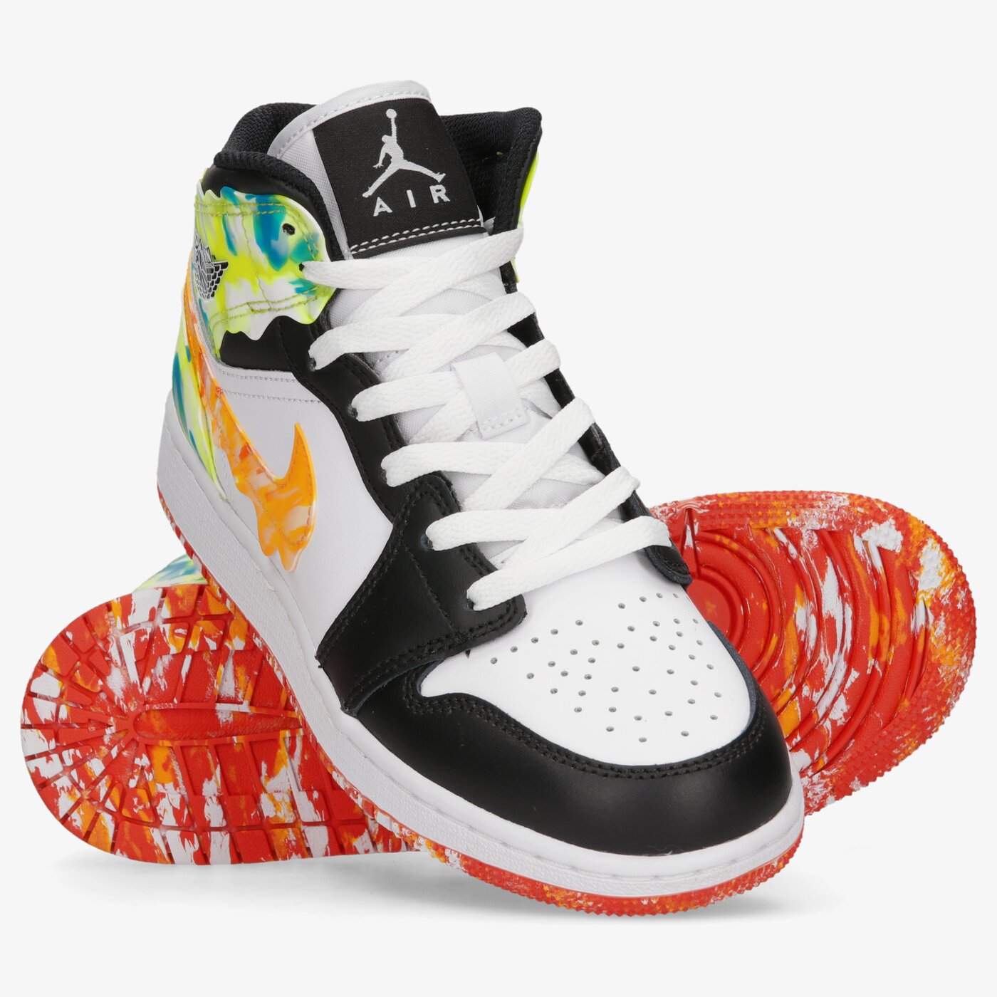 Детски маратонки AIR JORDAN 1 MID SE (GS) dj6563-038 цвят многоцветен