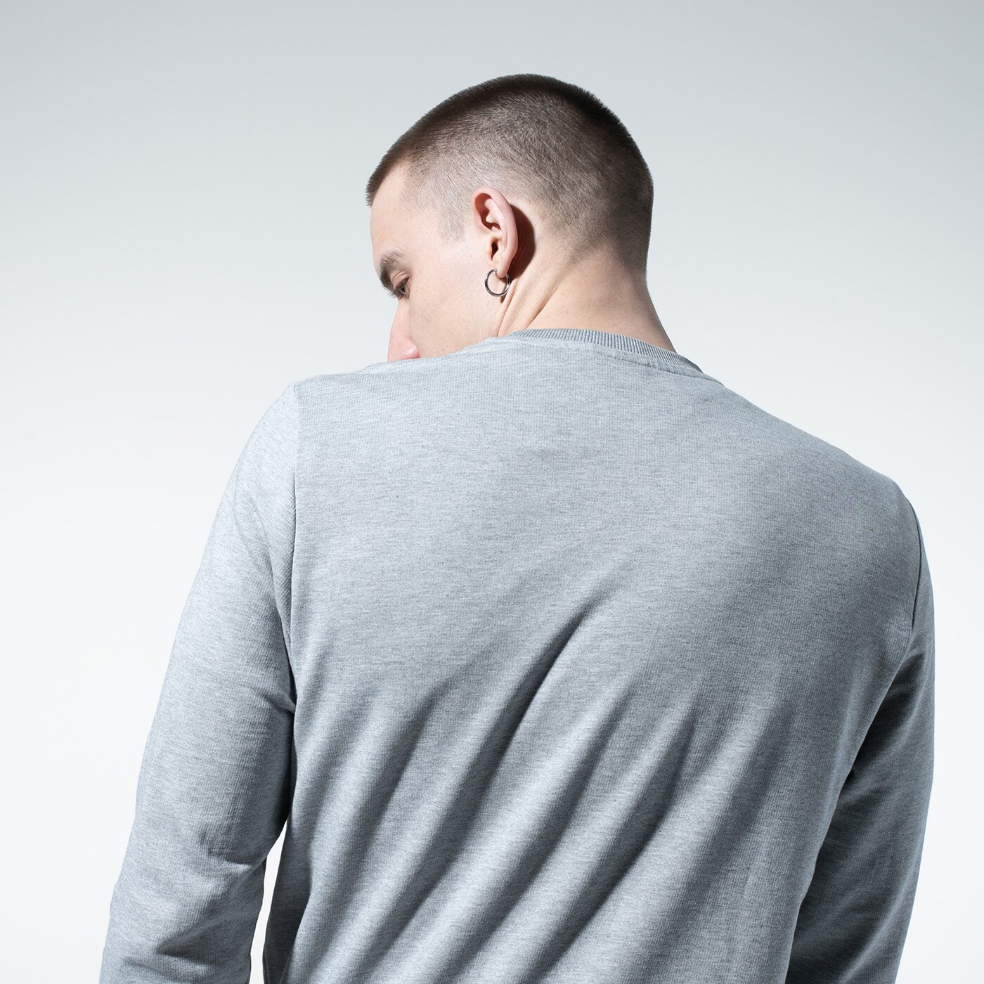 Мъжки суичър NEW ERA СУИТЧЪР NBA LEAGUE CREW LOGO NBA LOGO 11860114 цвят сив