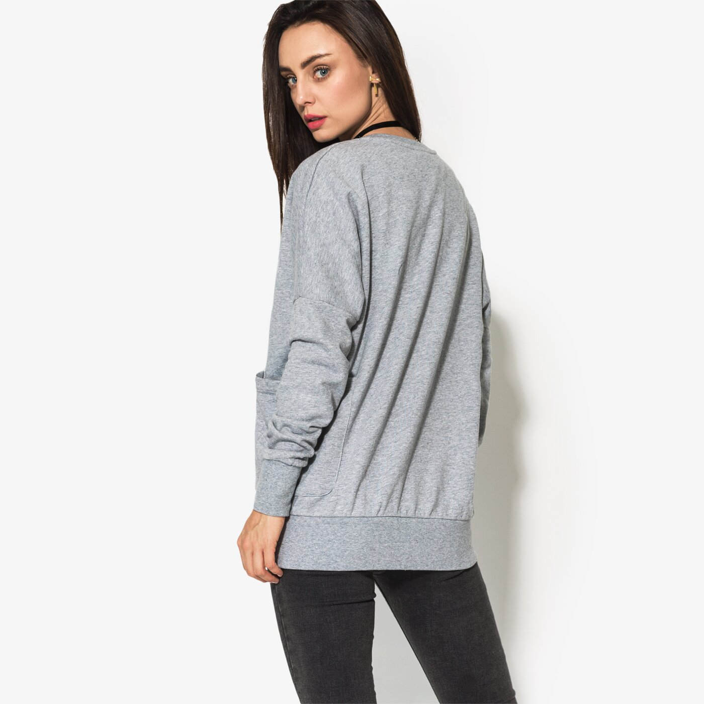 Дамски суичър CONFRONT СУИТЧЪР BRIER cf18bld09002 цвят сив