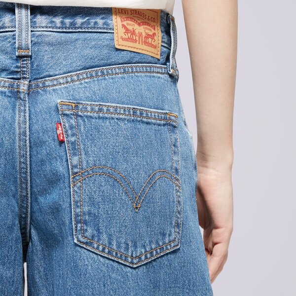 Дамски панталони LEVI'S ПАНТАЛОНИ 94 BAGGY WIDE LEG MED. INDIGO a5929-0002 цвят син