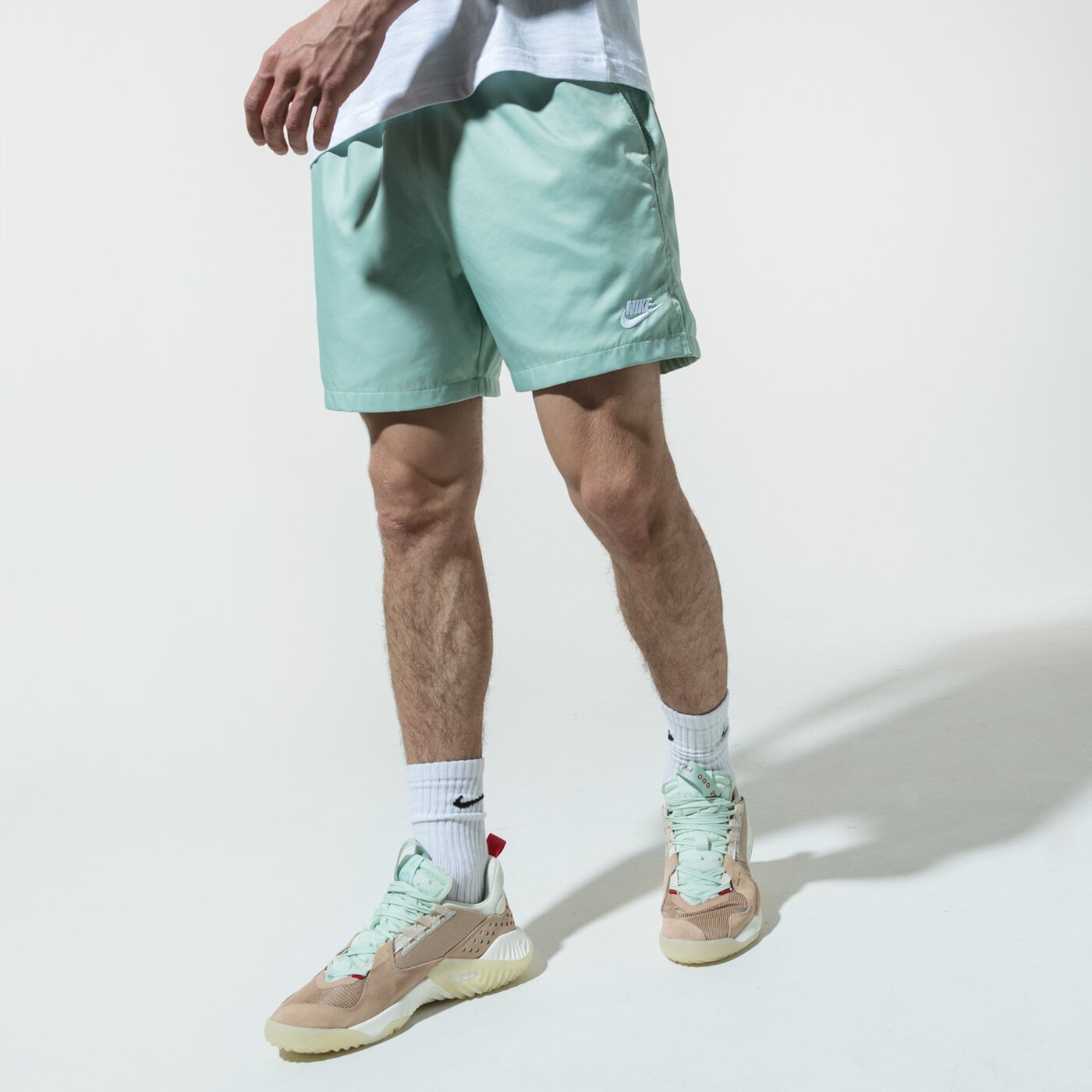 Мъжки къси панталони NIKE ШОРТИ SPORTSWEAR ar2382-321 цвят зелен