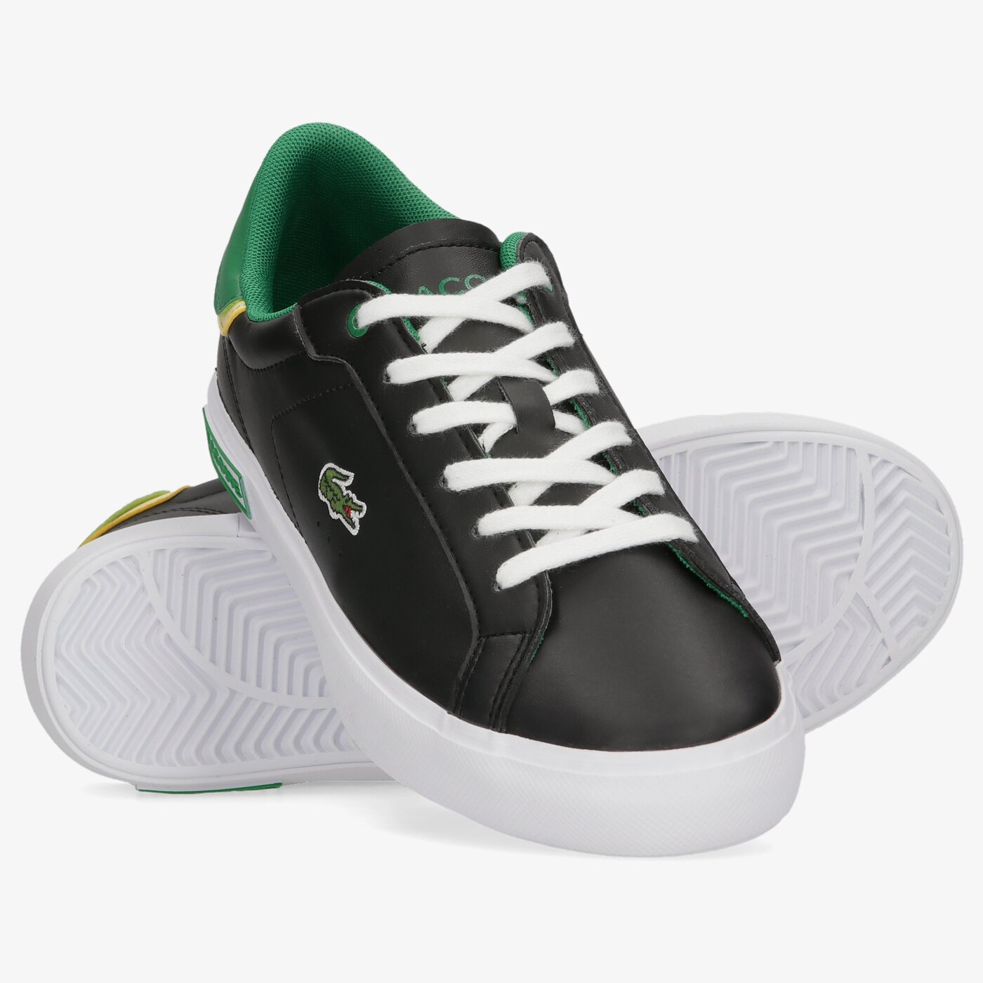 Детски маратонки LACOSTE POWERCOURT 0922 2 SUJ 743suj00161b4 цвят черен