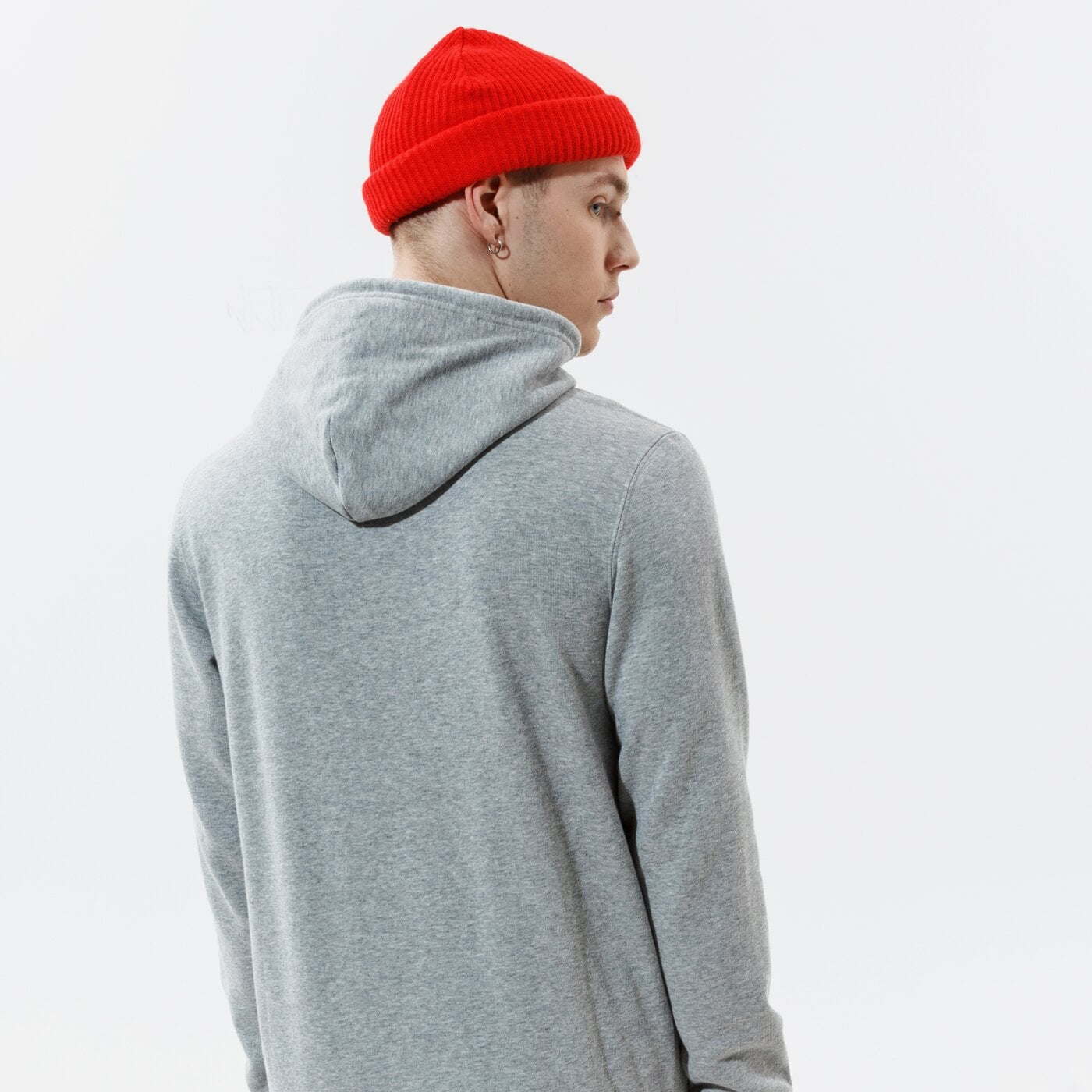 Мъжки суичър CHAMPION СУИТЧЪР С КАЧУЛКА HOODED SWEATSHIRT 214138em006 цвят сив