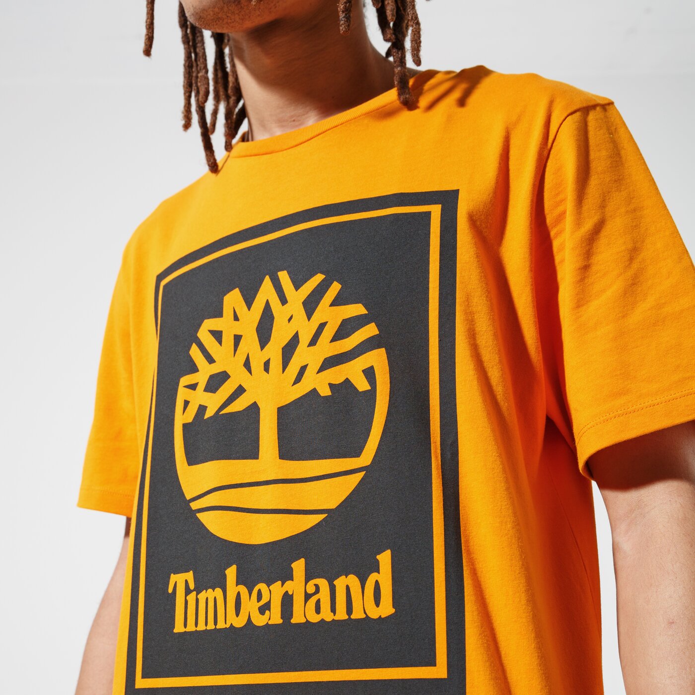 Мъжка тениска TIMBERLAND ТЕНИСКА YC SS STACK LOGO TEE STACK LOGO TEE tb0a2aj1ar81 цвят горчица