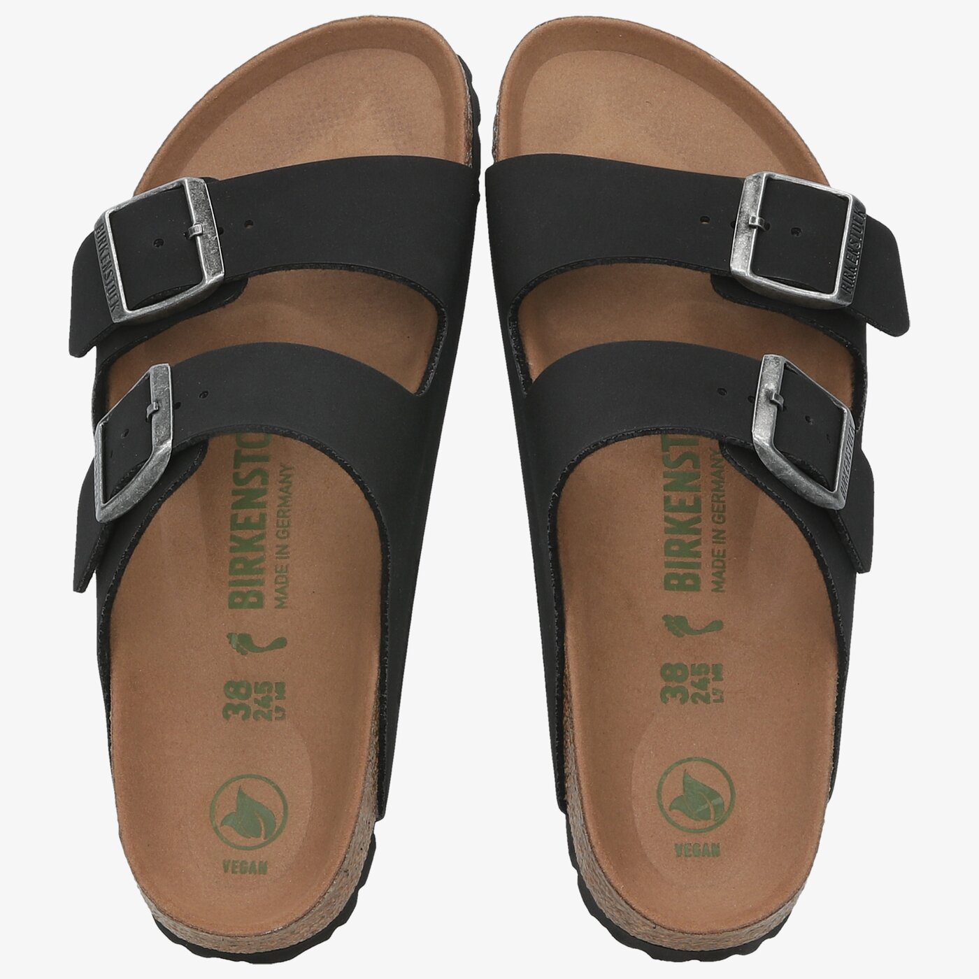 Дамски чехли и сандали BIRKENSTOCK ARIZONA VEGAN  1019057 цвят черен
