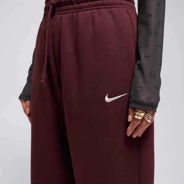 Дамски панталони NIKE ПАНТАЛОНИ W NSW PHNX FLC HR OS PANT 2 fz5996-653 цвят бордо