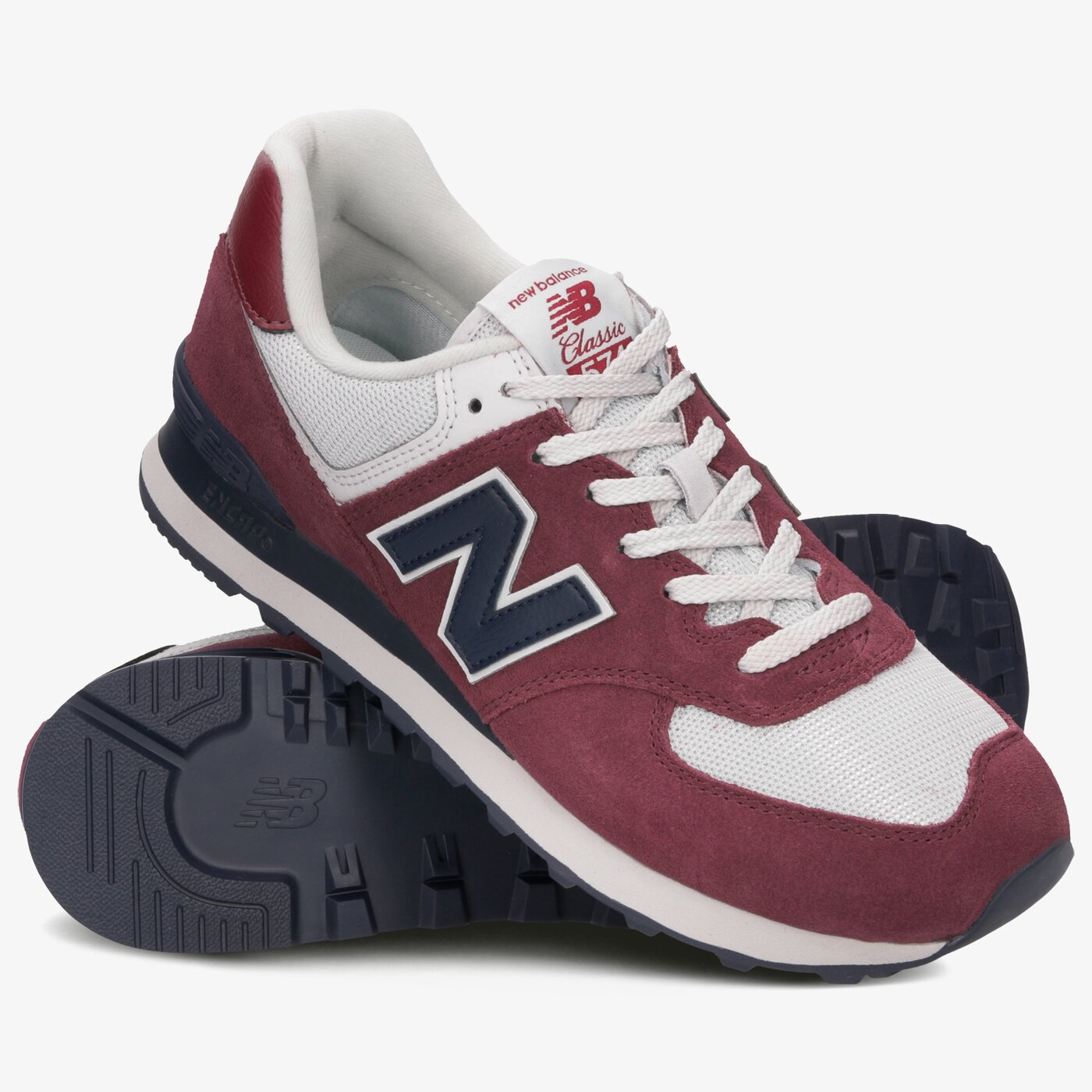 Мъжки маратонки NEW BALANCE ML574ESW ml574esw цвят бордо