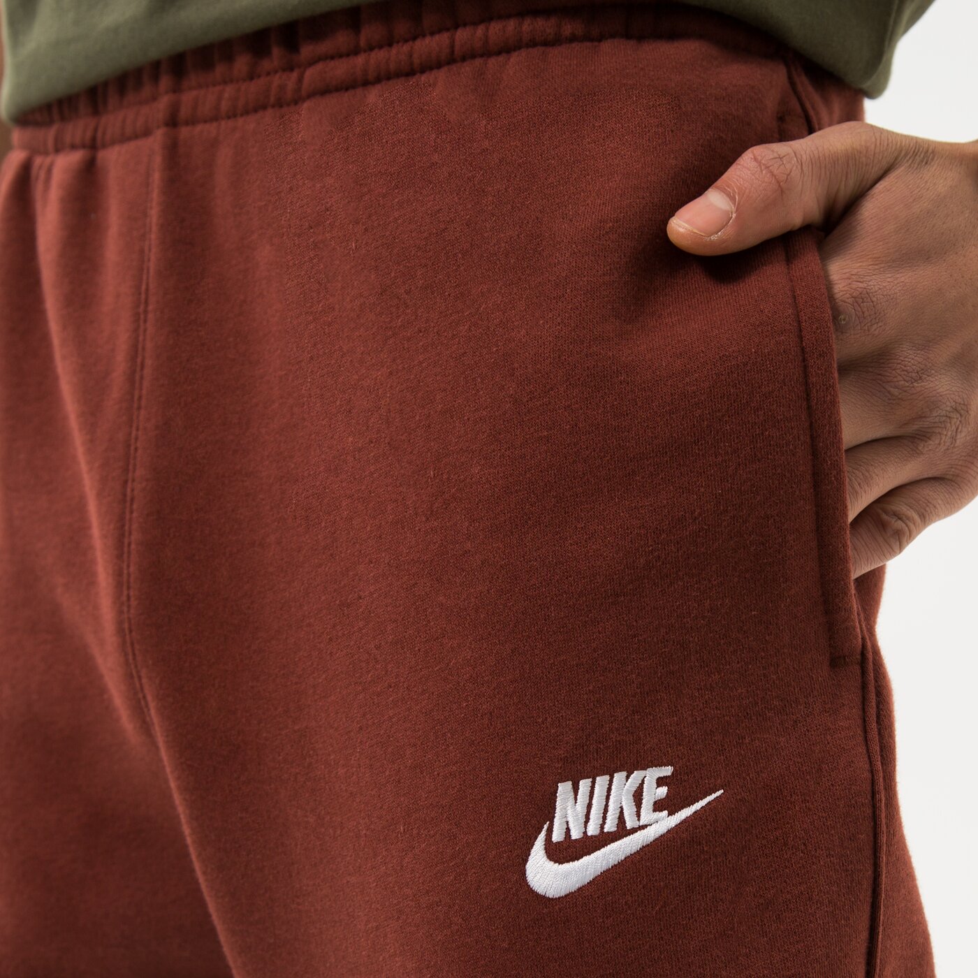 Мъжки панталони NIKE ПАНТАЛОНИ SPORTSWEAR CLUB FLEECE bv2671-217 цвят кафяв