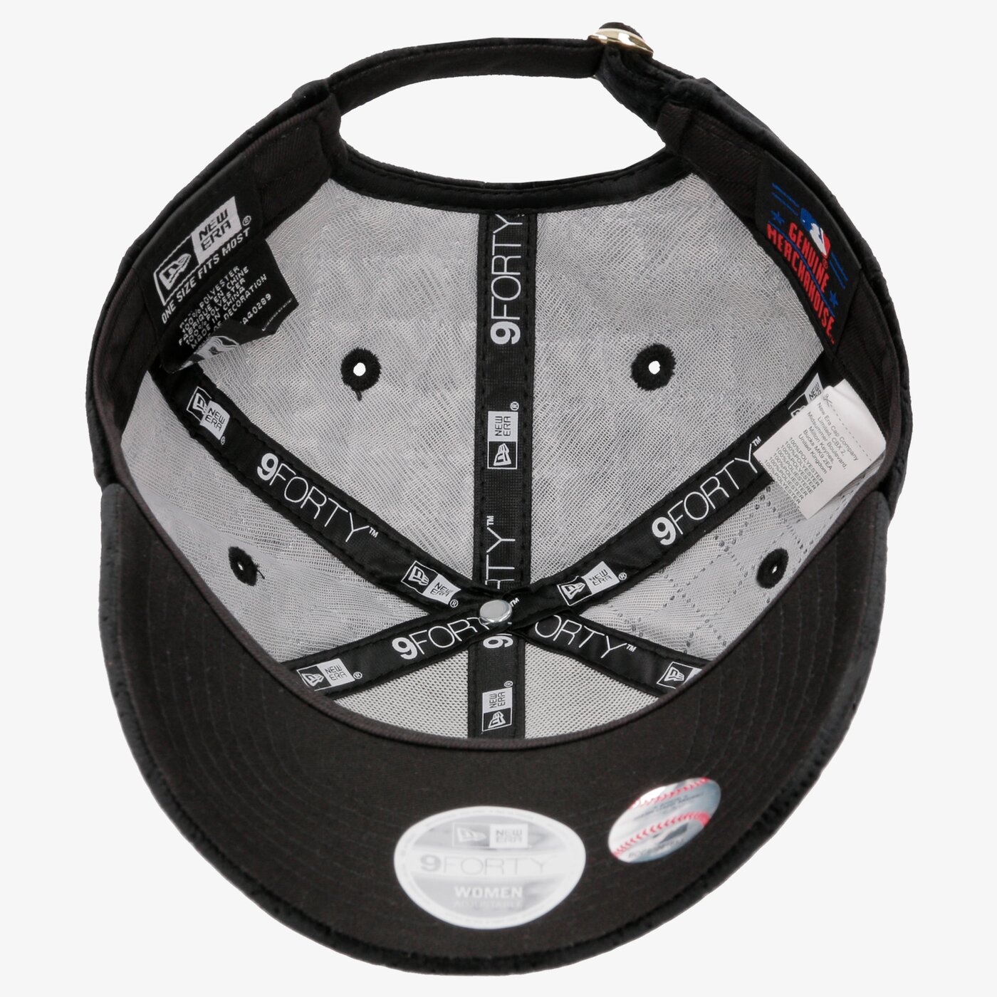 Дамска зимна шапка NEW ERA ЗИМНА ШАПКА WINTER PACK 9FORTY WMNS NEYYAN BLKGLD 11794533 цвят черен