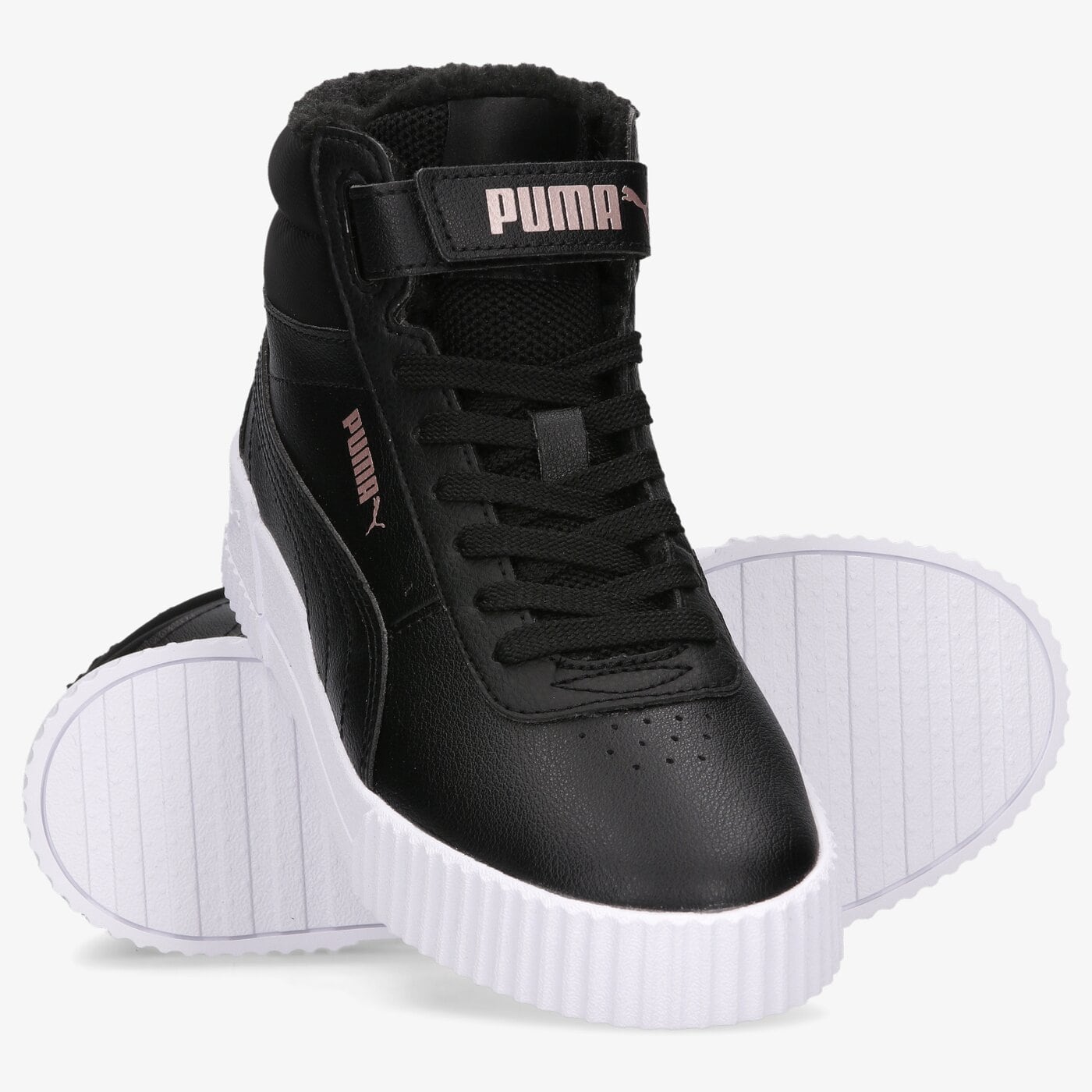 Детски маратонки PUMA CARINA MID FUR JR 30968301 цвят черен