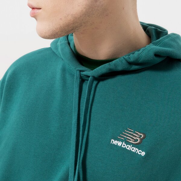 Мъжки суичър NEW BALANCE СУИТЧЪР С КАЧУЛКА UNISSENTIAL ut21500vda цвят син