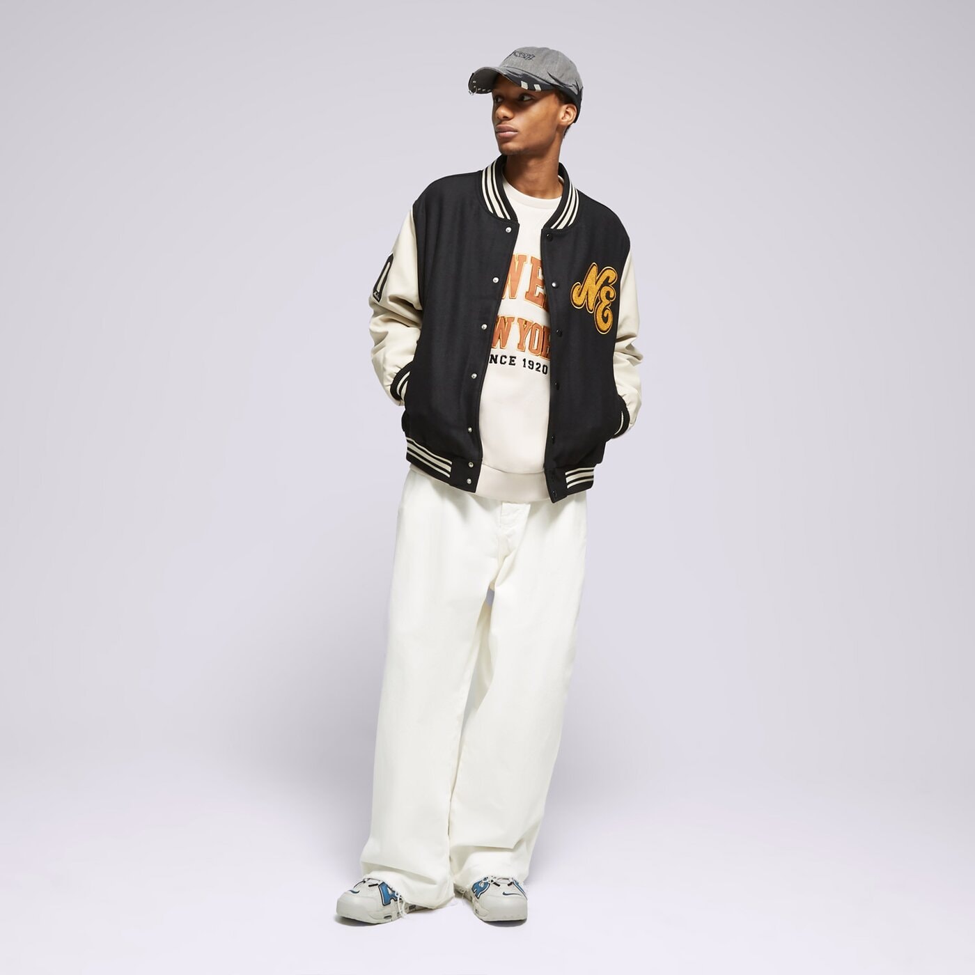 Мъжко зимно яке NEW ERA ЯКЕ NE SCRIPT LOGO NONE 60435416 цвят черен