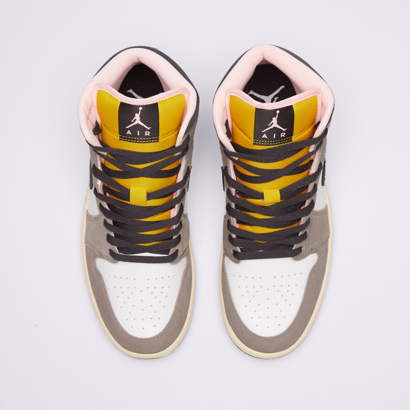 Мъжки маратонки AIR JORDAN 1 MID  hq2011-100 цвят бял