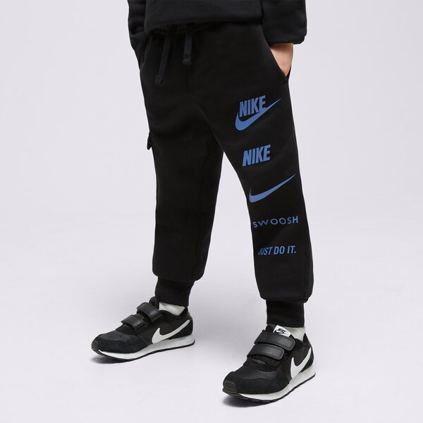 Детски панталони NIKE ПАНТАЛОНИ B NSW SI FLC CARGO PANT BB fn7712-010 цвят черен
