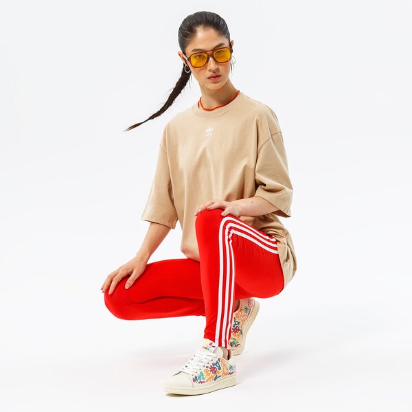 Дамски панталони ADIDAS КЛИН 3 STRIPES TIGHT hd2348 цвят червен