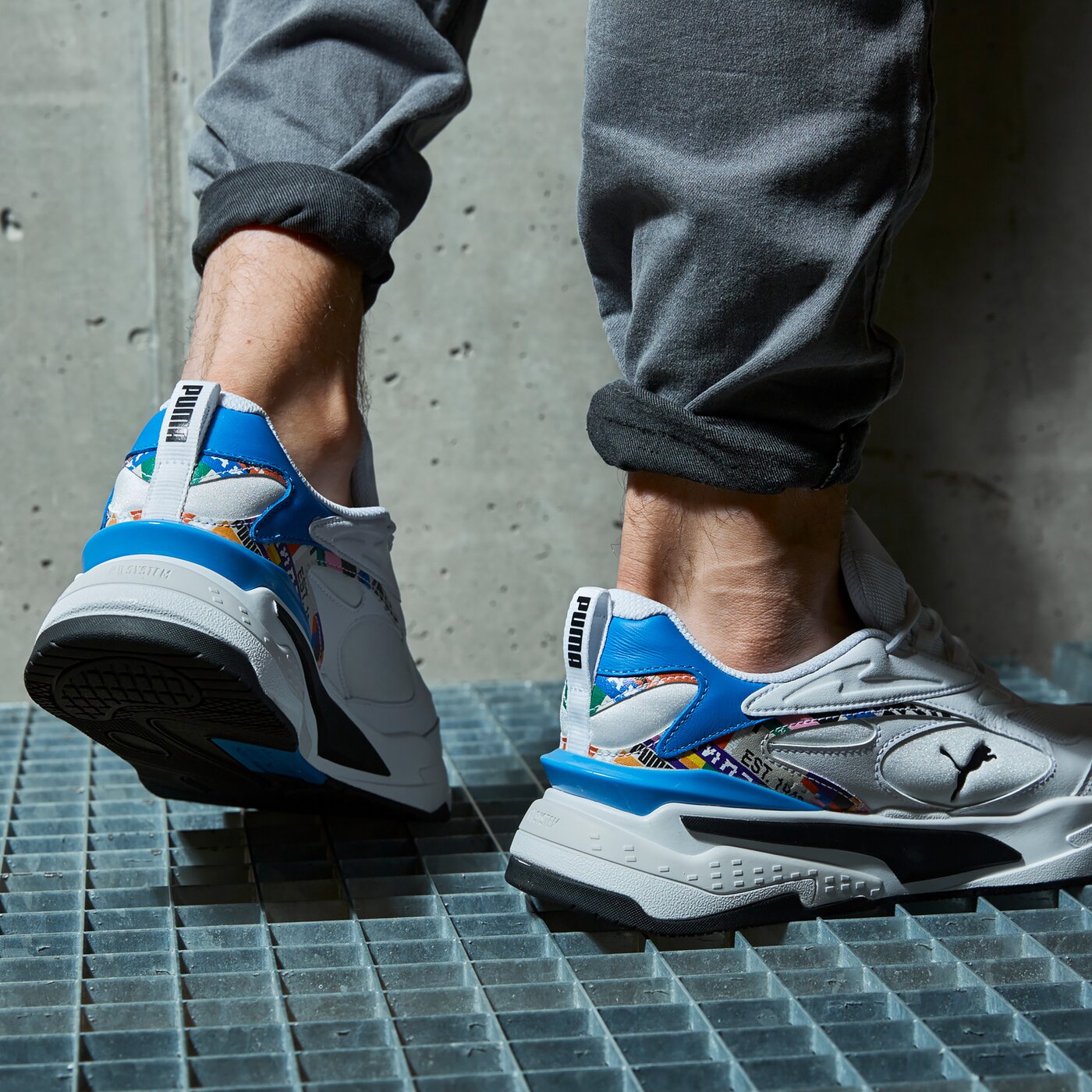 Мъжки маратонки PUMA RS-FAST INTL GAME 37514901 цвят бял