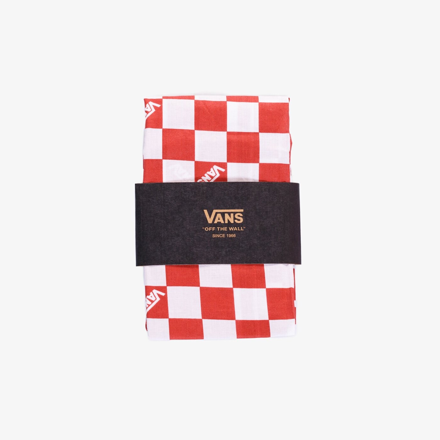 Дамска шапка с козирка VANS BANDANA MN VANS CHECK BANDANA vn0a5khysq61 цвят червен