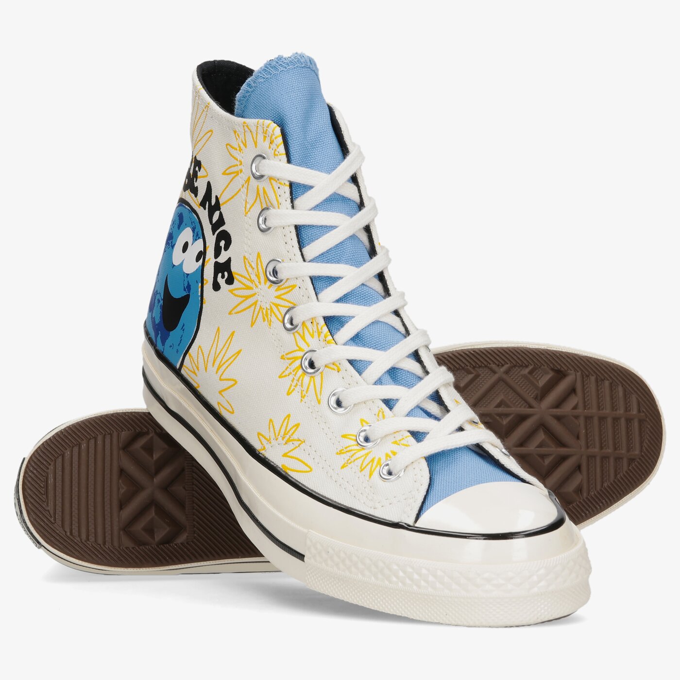 Мъжки маратонки CONVERSE CHUCK 70 BE NICE FLORAL  172863c цвят бял