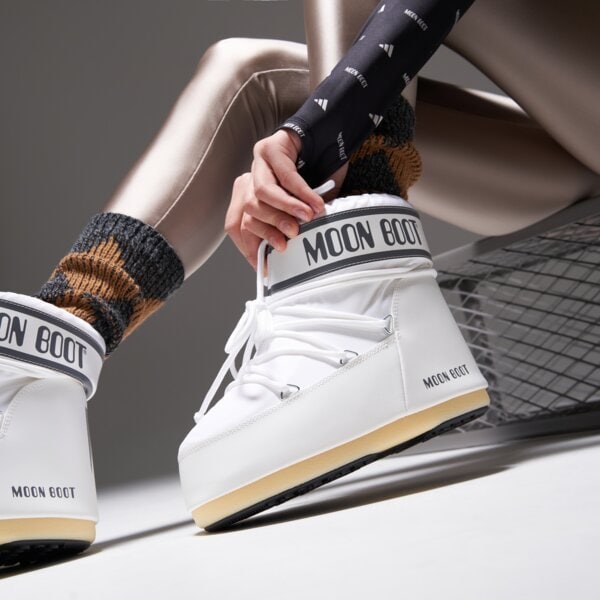 Дамски кежуал MOON BOOT ICON LOW NYLON 80d1409340a009 цвят бял