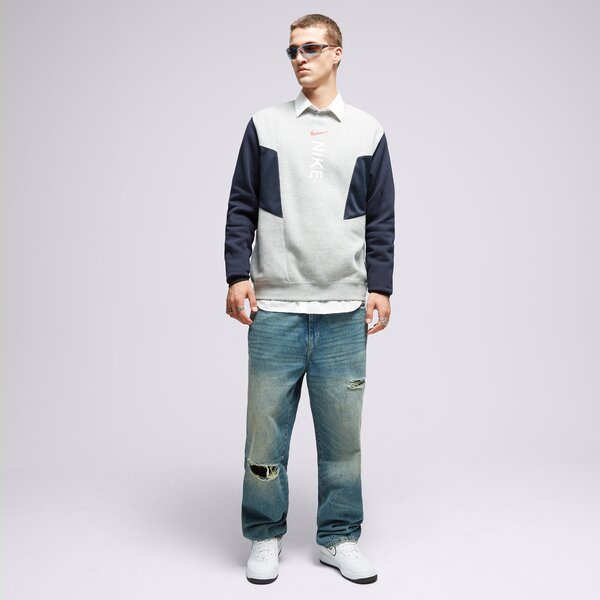 Мъжки суичър NIKE СУИТЧЪР HYBRID CREW DGH SWEATSHIRT dv2329-064 цвят сив