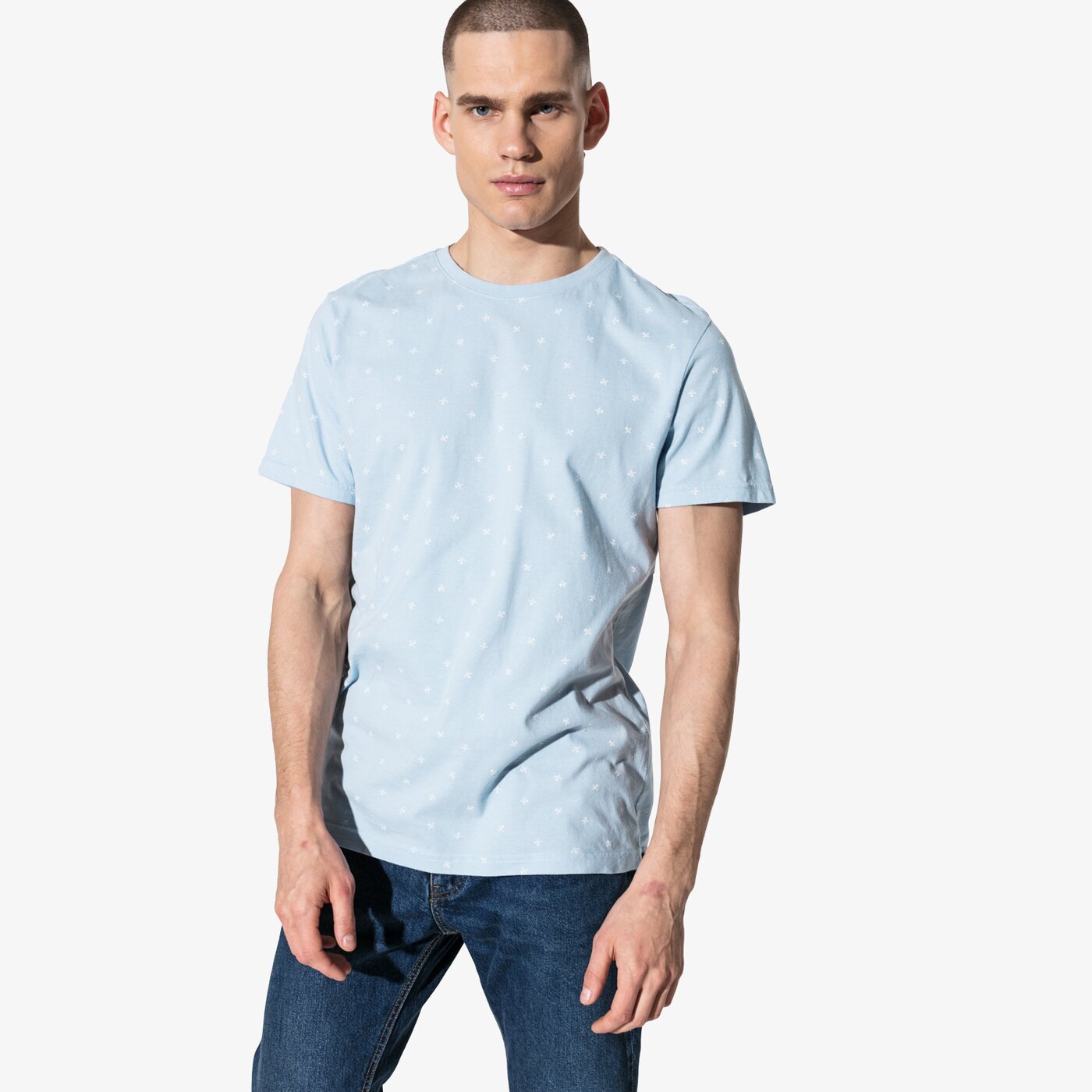 Мъжка тениска CONFRONT ТЕНИСКА SS PLANE cf19tsm84001 цвят син