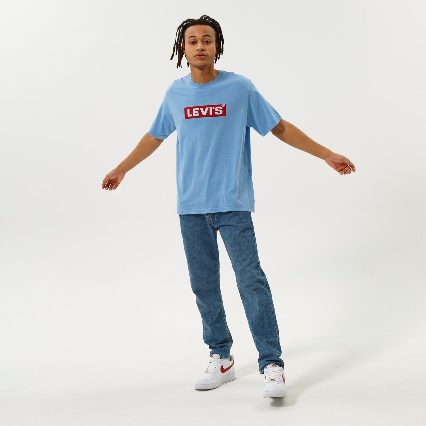 Мъжка тениска LEVI'S ТЕНИСКА SS RELAXED FIT TEE 16143-0406 цвят син