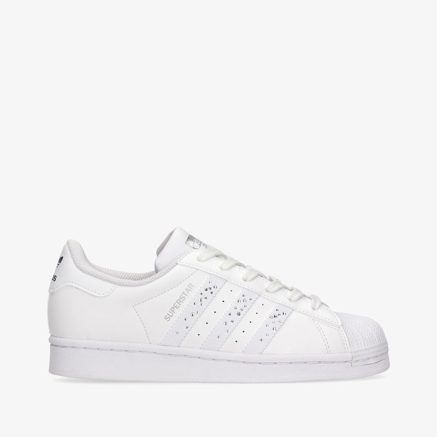 Детски маратонки ADIDAS SUPERSTARJ h04019 цвят бял