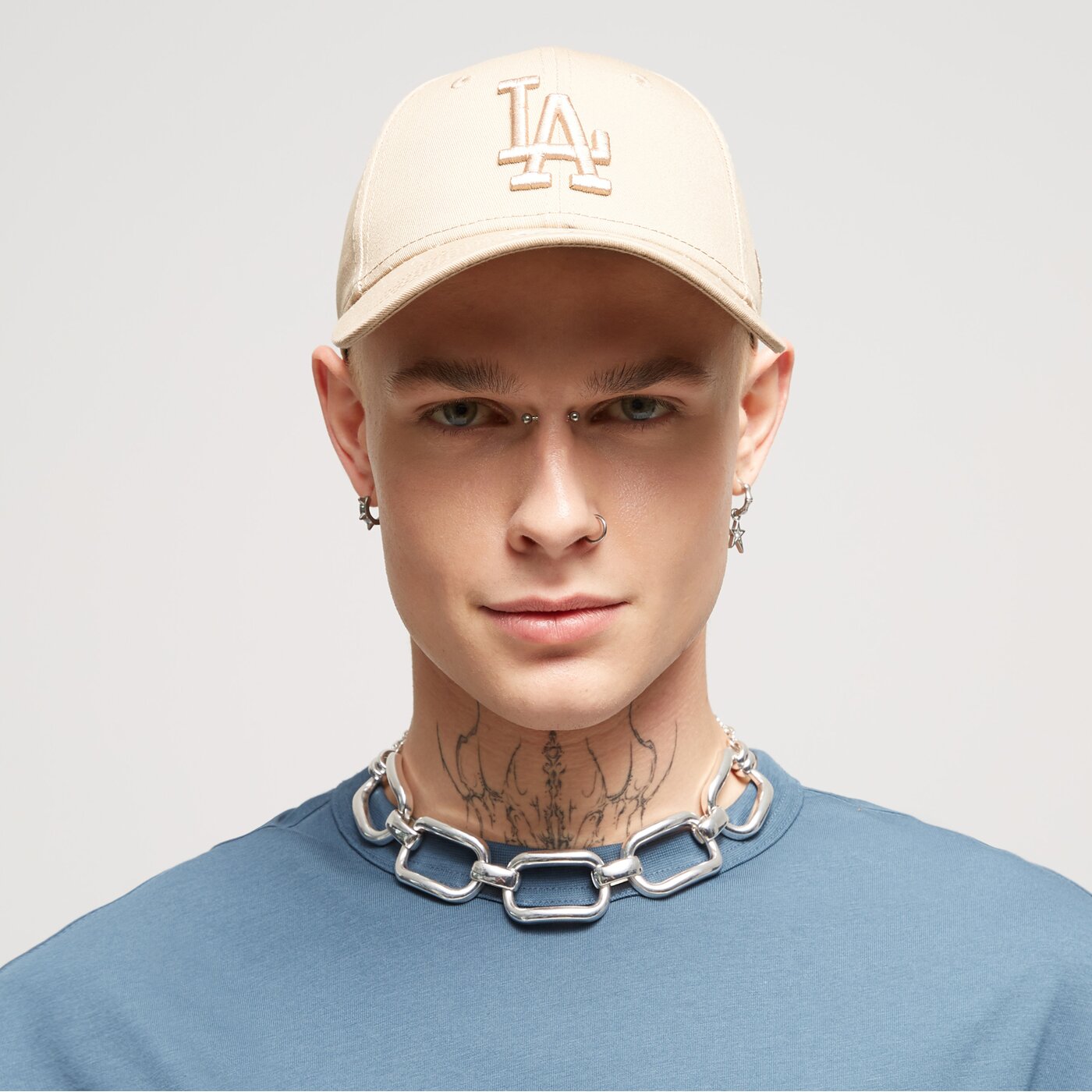 Дамска шапка с козирка NEW ERA ШАПКА WMNS LE 940 LA DODGERS LOS ANGELES DODGERS 60364315 цвят бежов