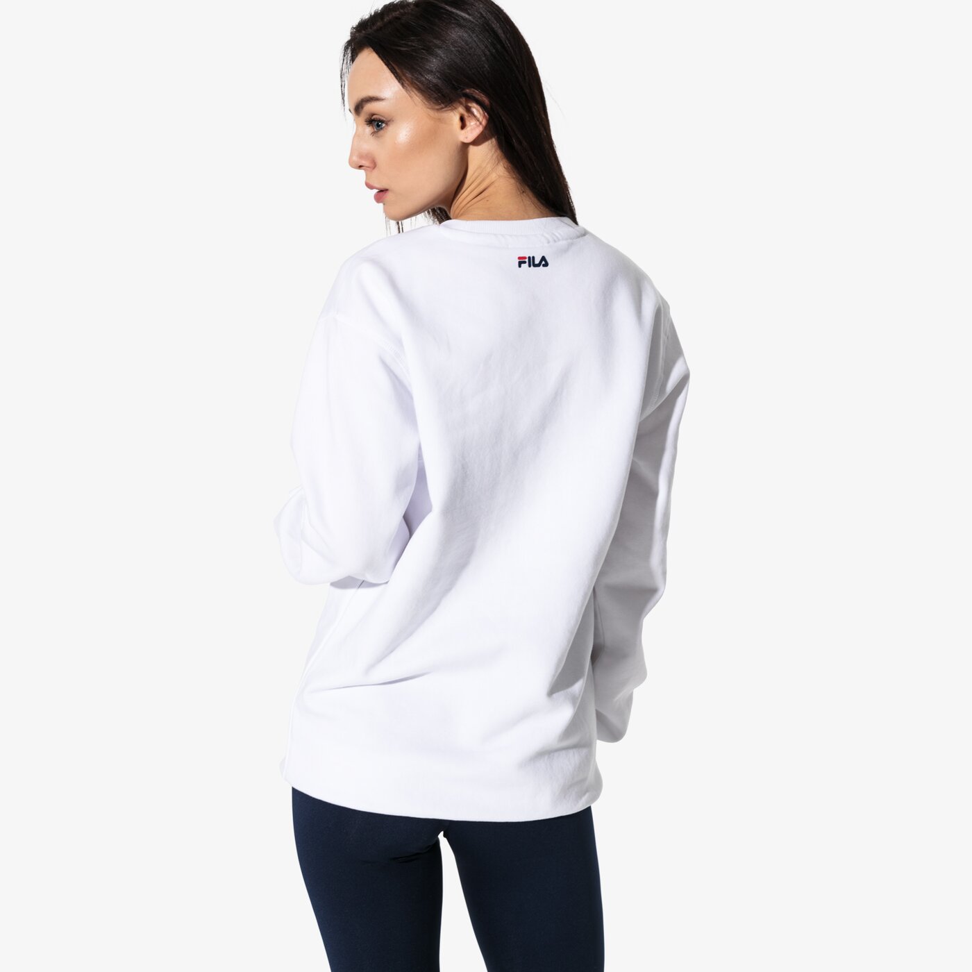 Мъжки суичър FILA СУИТЧЪР PURE CREW SWEAT 681091m67 цвят бял