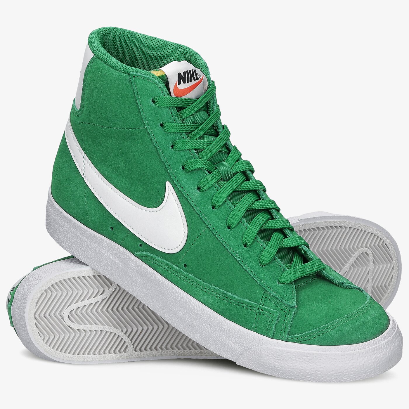 Мъжки маратонки NIKE BLAZER MID '77 SUEDE ci1172-301 цвят зелен