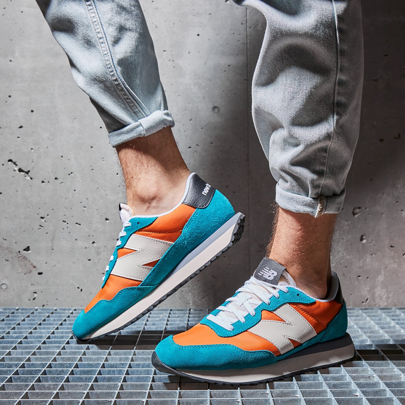 Мъжки маратонки NEW BALANCE 237  ms237ab цвят зелен