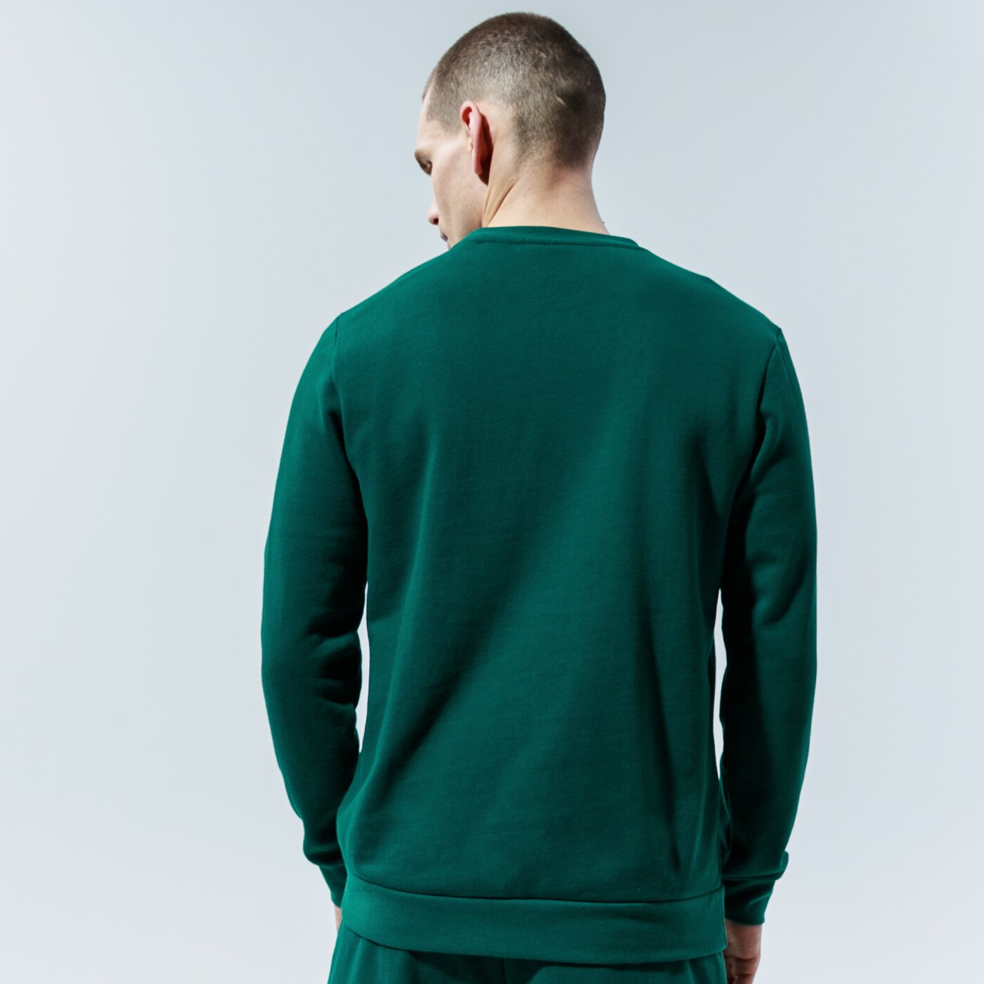 Мъжки суичър CONFRONT СУИТЧЪР ESSENTAL CREW cf320blm39002 цвят зелен