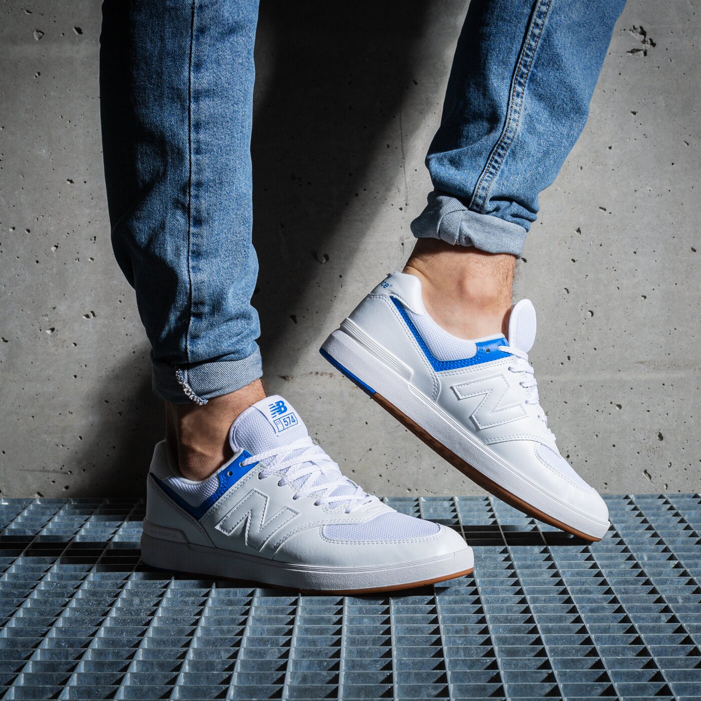 Мъжки маратонки NEW BALANCE 574  ct574wnt цвят бял