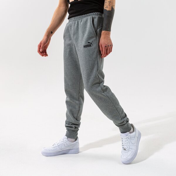 Мъжки панталони PUMA ПАНТАЛОНИ ESS LOGO PANTS FL CL - MEDIUM GRAY HEATHER 58671403 цвят сив